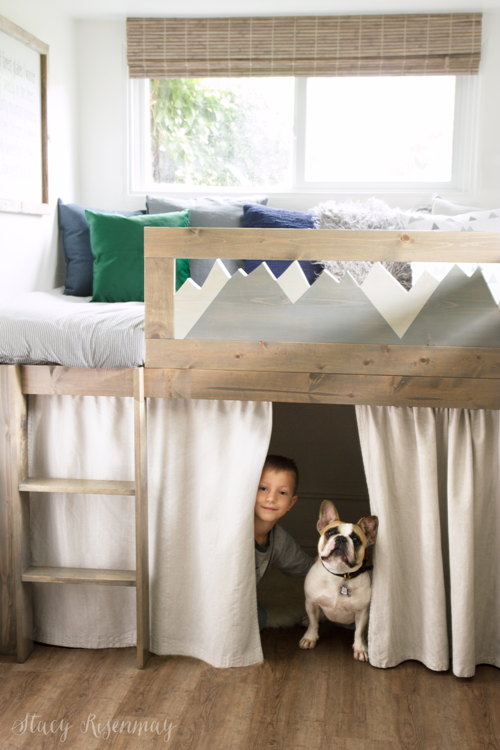 Boys Bed Lofted 