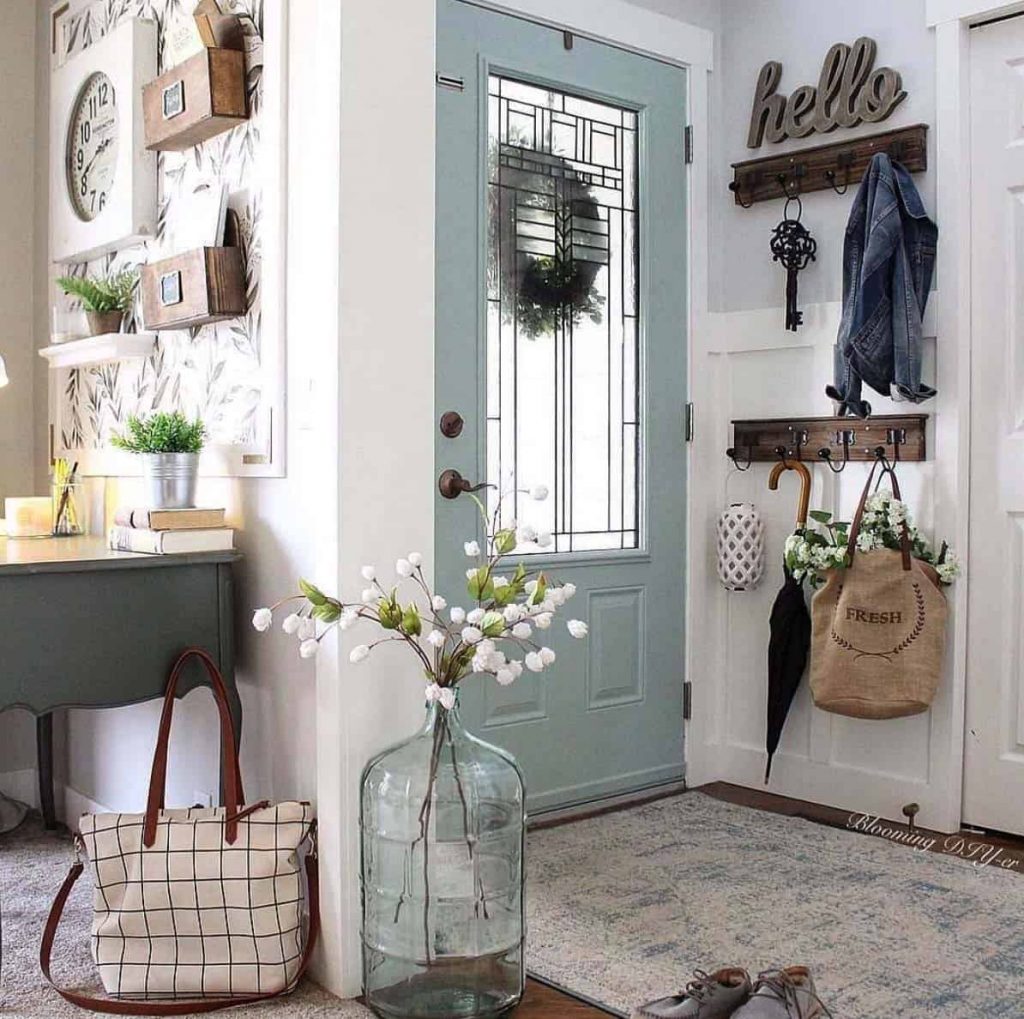 Small space entryway storage solutions