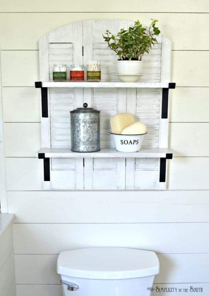 Bathroom Shutter Shelf