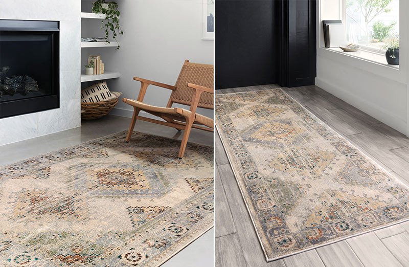 Oatmeal Silver Isadora Rug