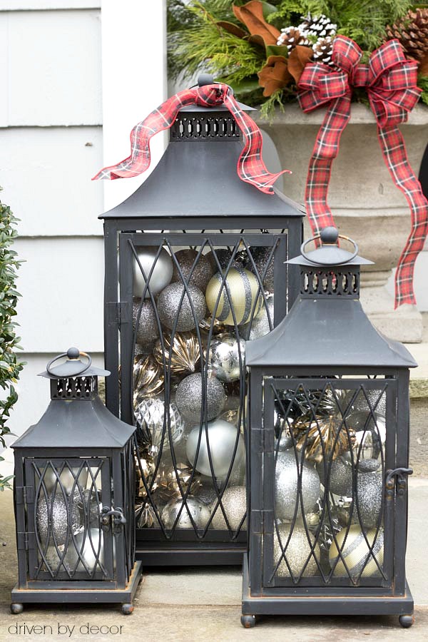 Decorating For Christmas With Lanterns 