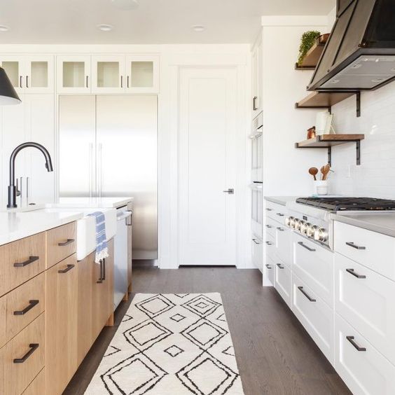 Kitchen with Snowbound Paint