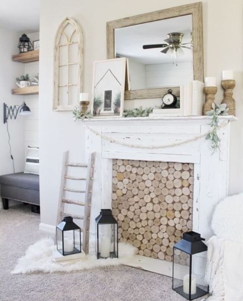 fireplace- shelf-ideas-decor