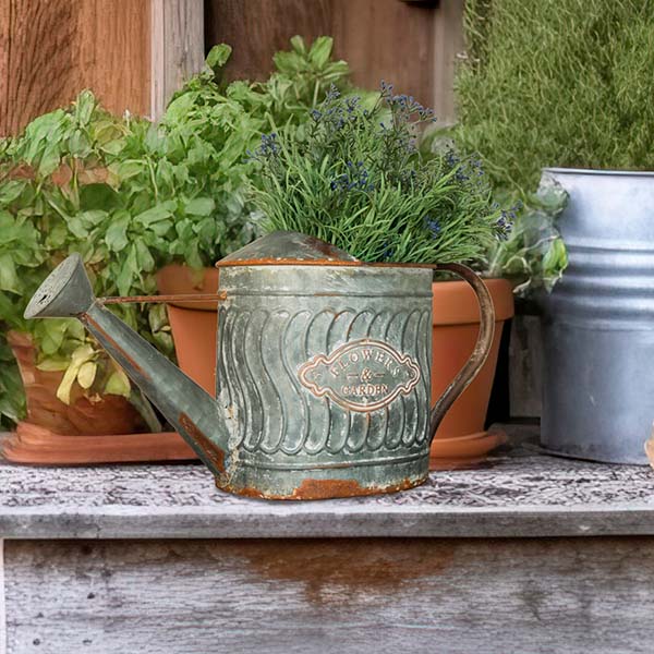 Summer Porch Decorating Ideas | Vintage Inspired Watering Can
