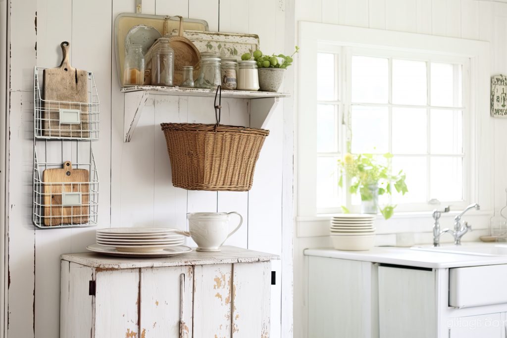 This image has an empty alt attribute; its file name is LynneM_bright_chippy_white_paint_kitchen_with_hanging_wire_wall_rack-comp-flat-1024x683.jpg